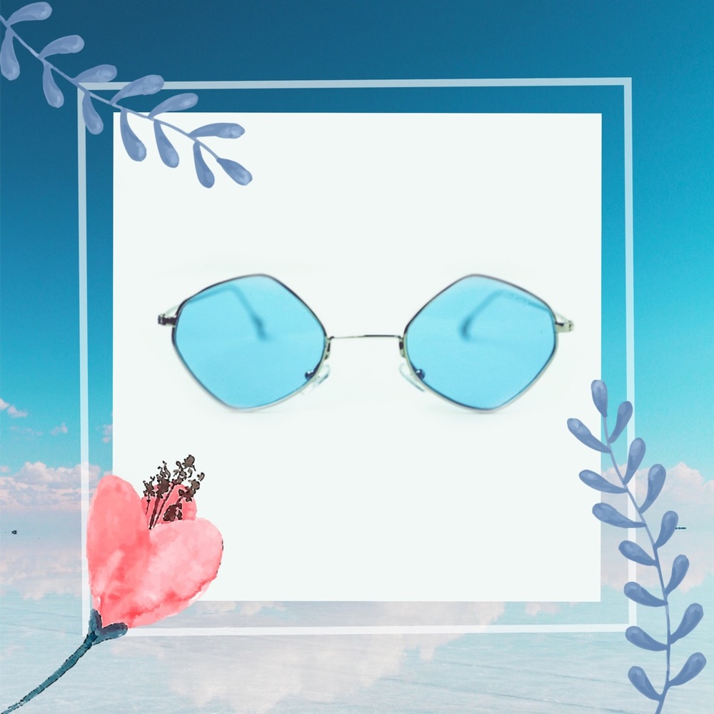 🔥TRENDY🔥Modern Jonh Lennon Square Sunglasses😎☀️
